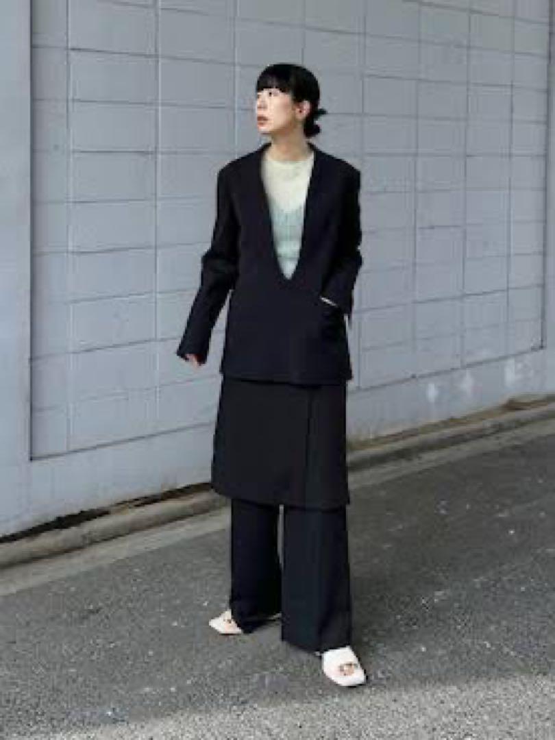 TODAYFUL ハイウエストレイヤードパンツ 38
