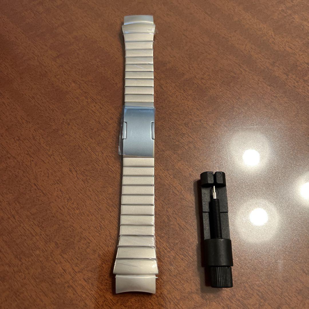Huawei Watch GT4 用 シルバーメタルバンド 新品