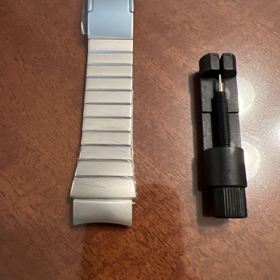 Huawei Watch GT4 用 シルバーメタルバンド 新品