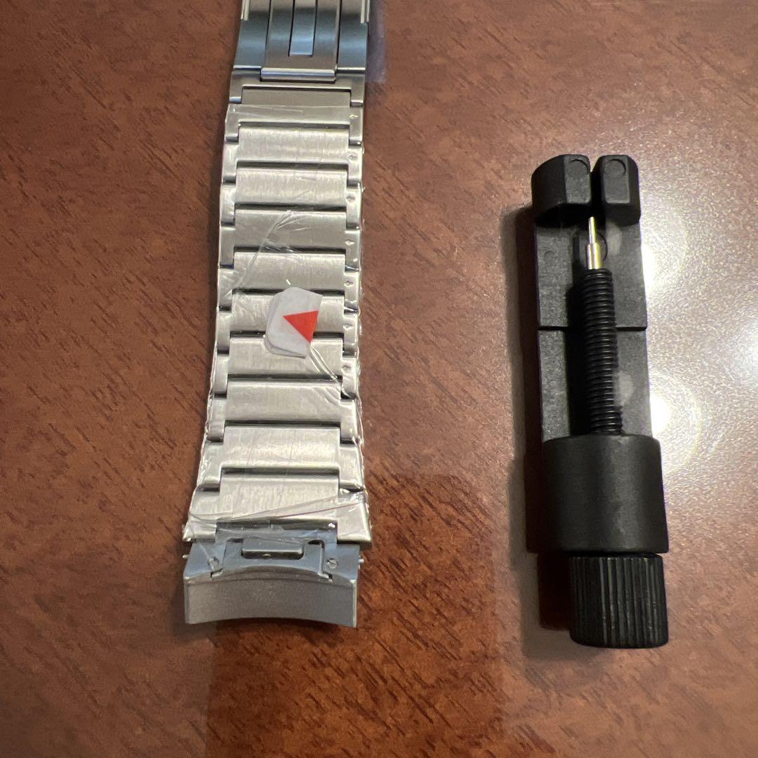 Huawei Watch GT4 用 シルバーメタルバンド 新品
