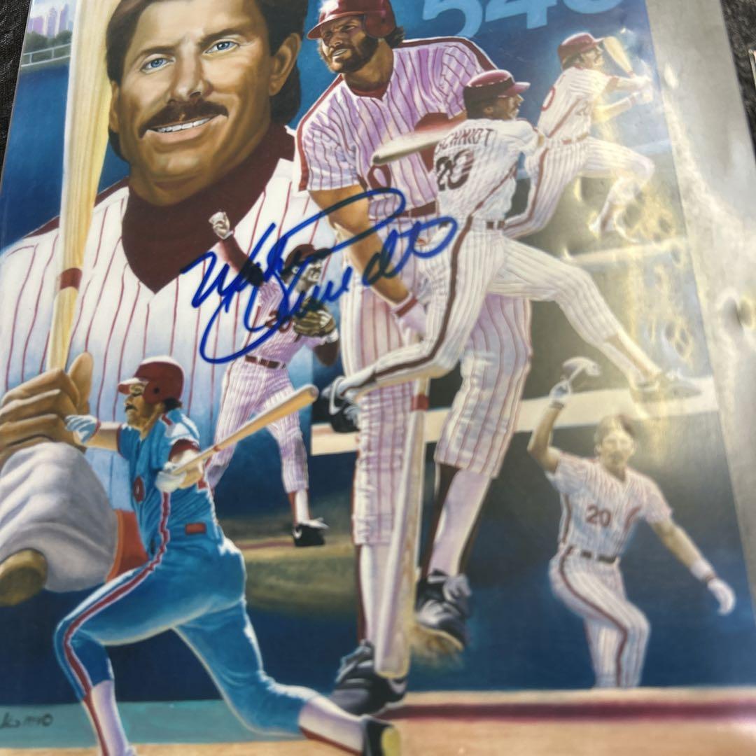 MLB マイク・シュミットサイン入りPhoto MLB マイク・シュミットサイン入りPhoto