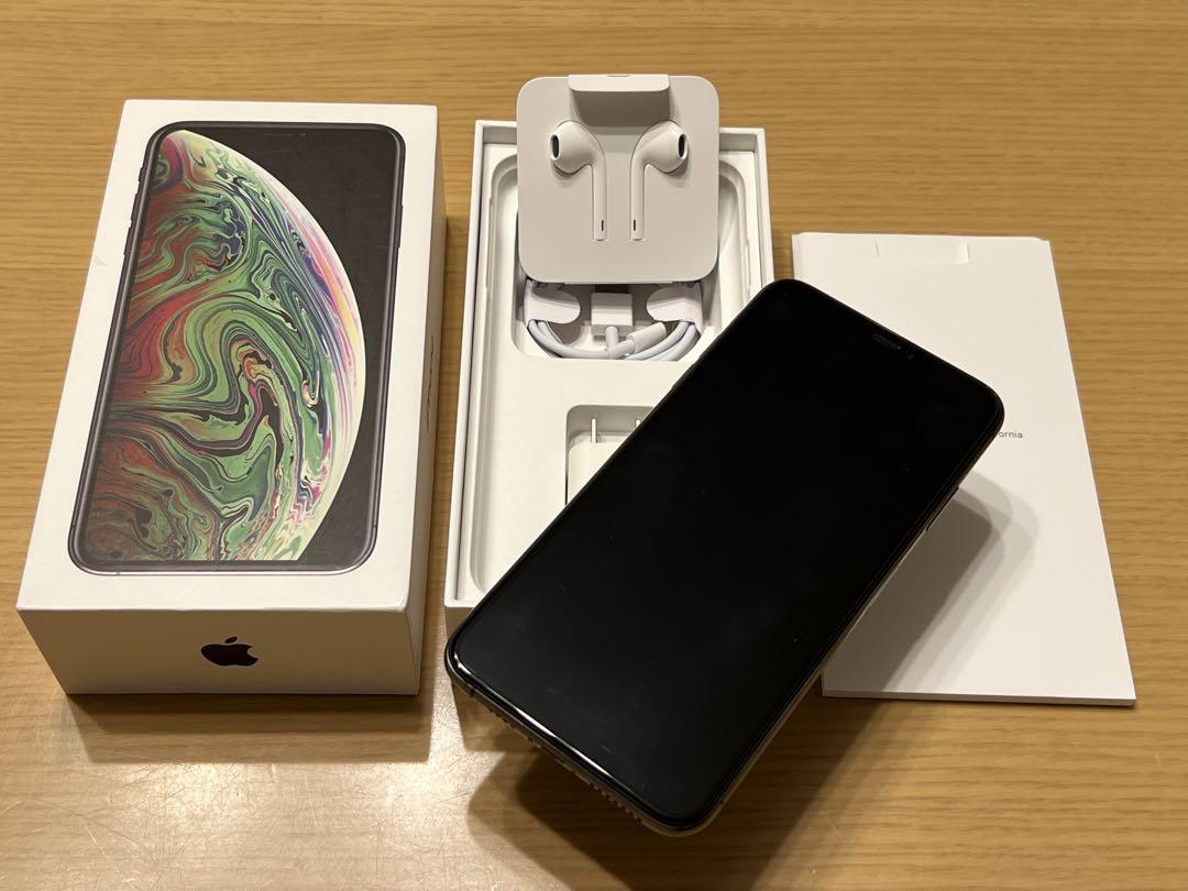 美品】 iPhone Xs Max 256GB SIMフリー シャッター音なし