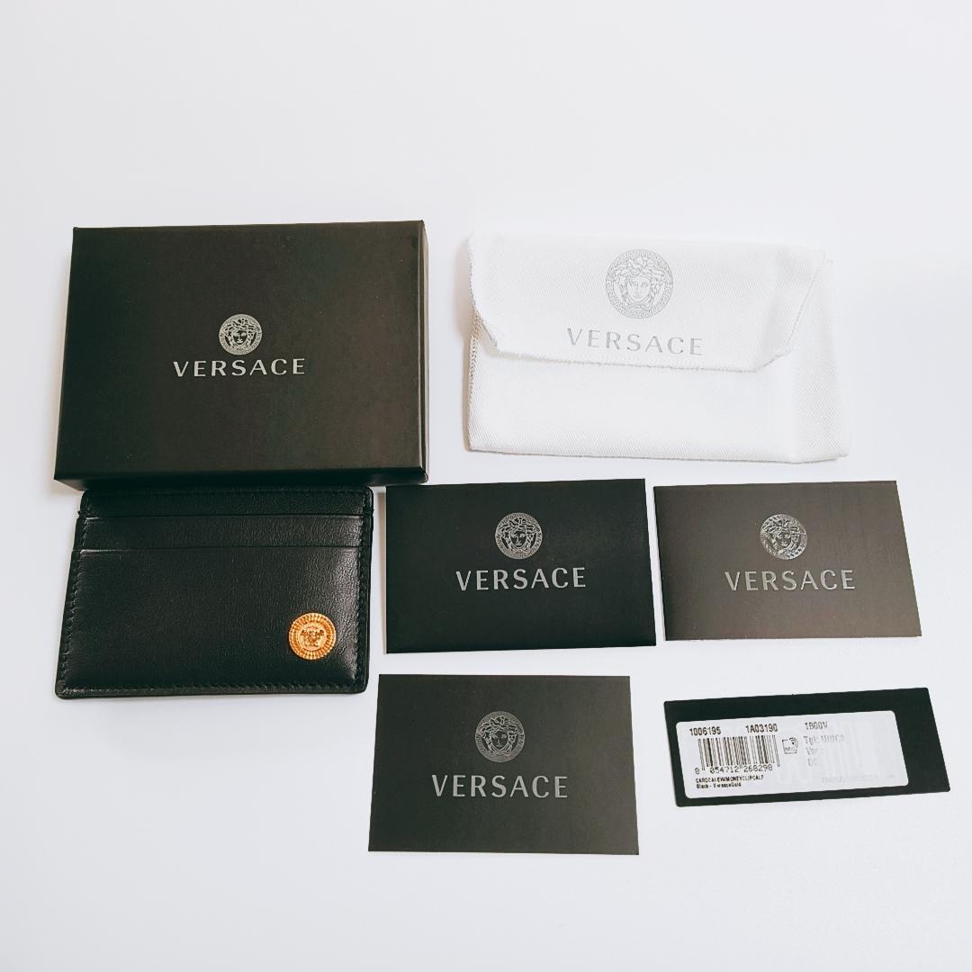 【新品未使用・訳有】VERSACE メドゥーサ ビギー カードホルダー クリップ