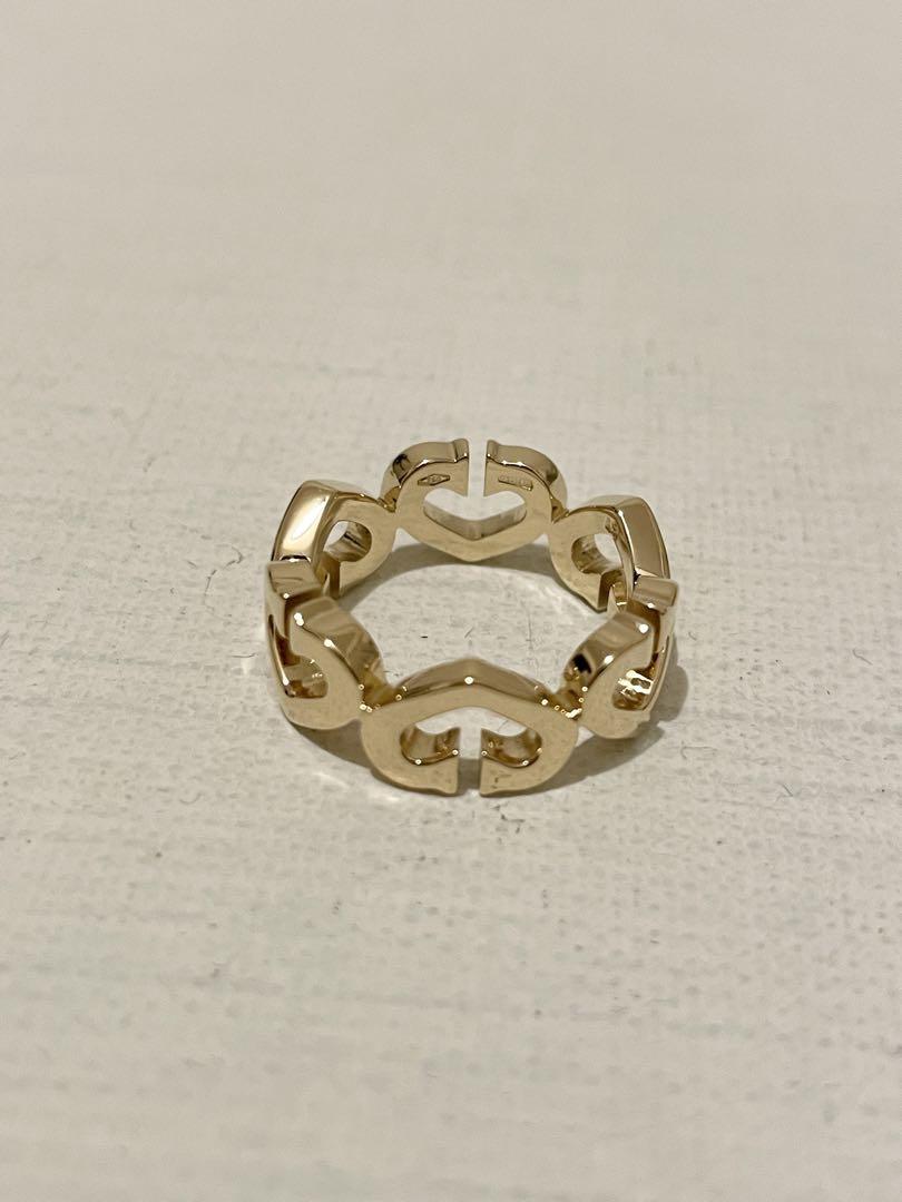 カルティエ cartier Cハートリング YG♯49 美品 画像3