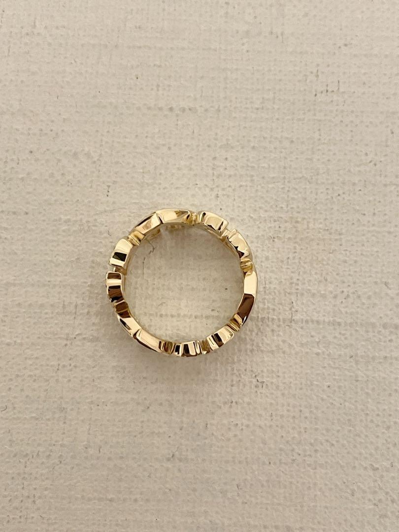 カルティエ cartier Cハートリング YG♯49 美品 画像5