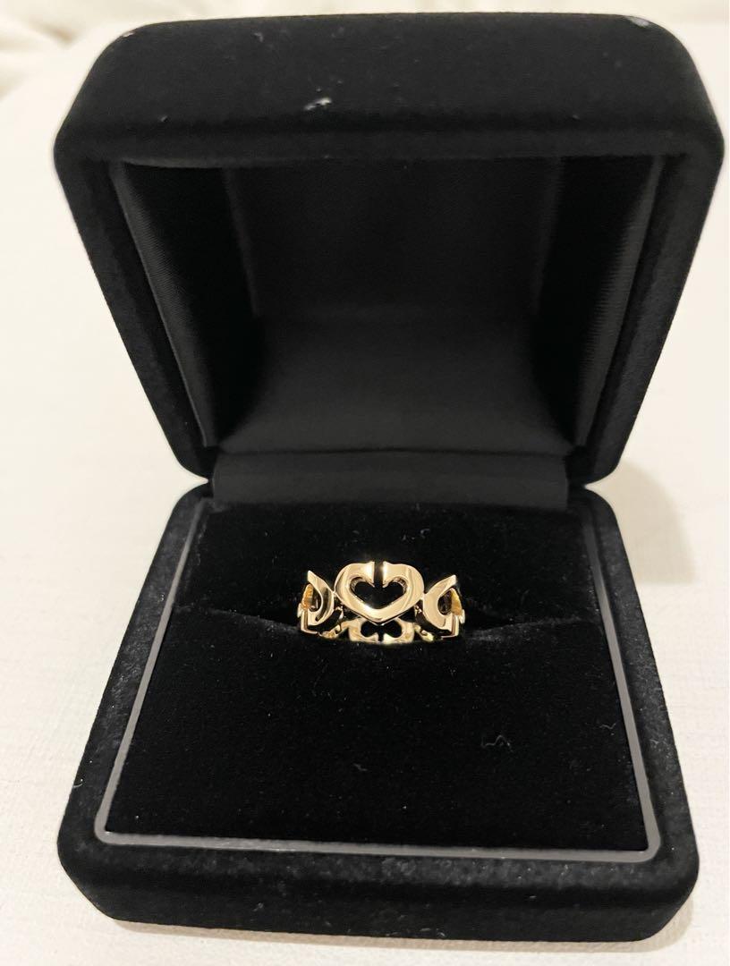 カルティエ cartier Cハートリング YG♯49 美品 画像6