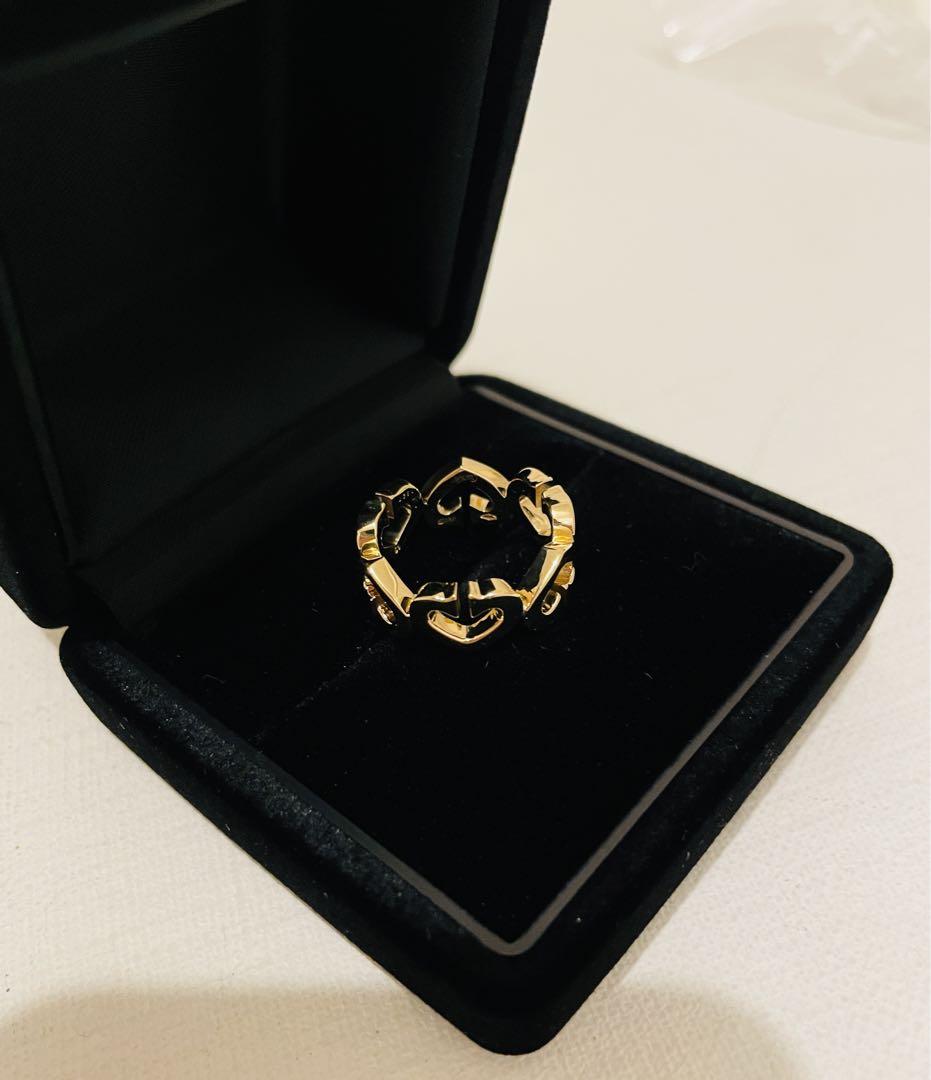カルティエ cartier Cハートリング YG♯49 美品 画像8