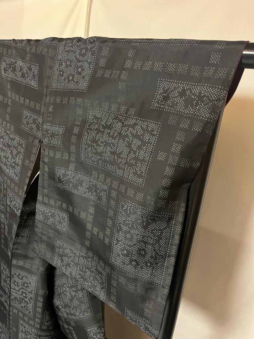 【逸品】●鹿児島県伝統工芸品●【大島紬】●泥染●生糸●紬●着物