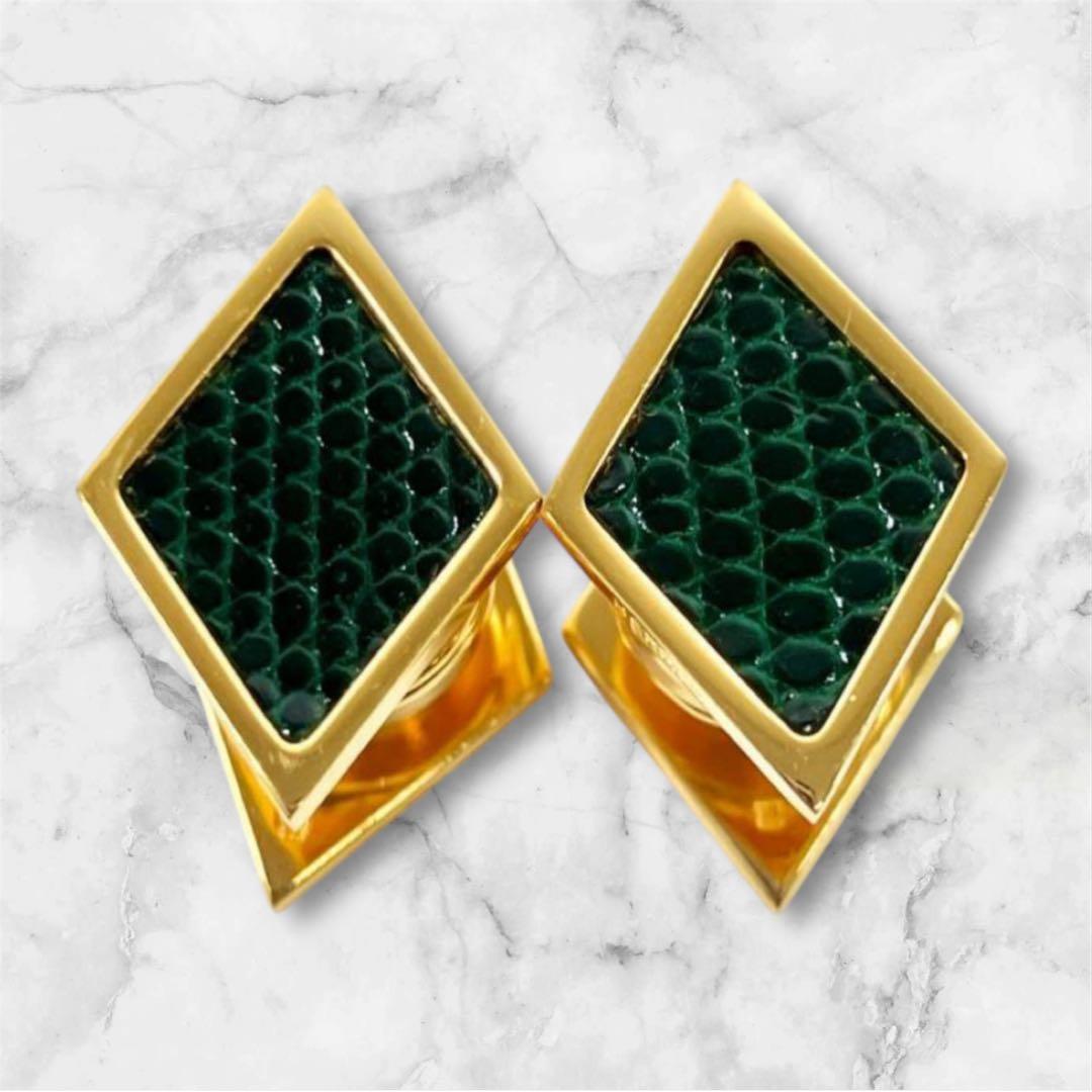 HERMES エルメス カフス リザード カフスリンクス カフスボタン メンズ HERMES エルメス カフス リザード カフスリンクス カフスボタン メンズ