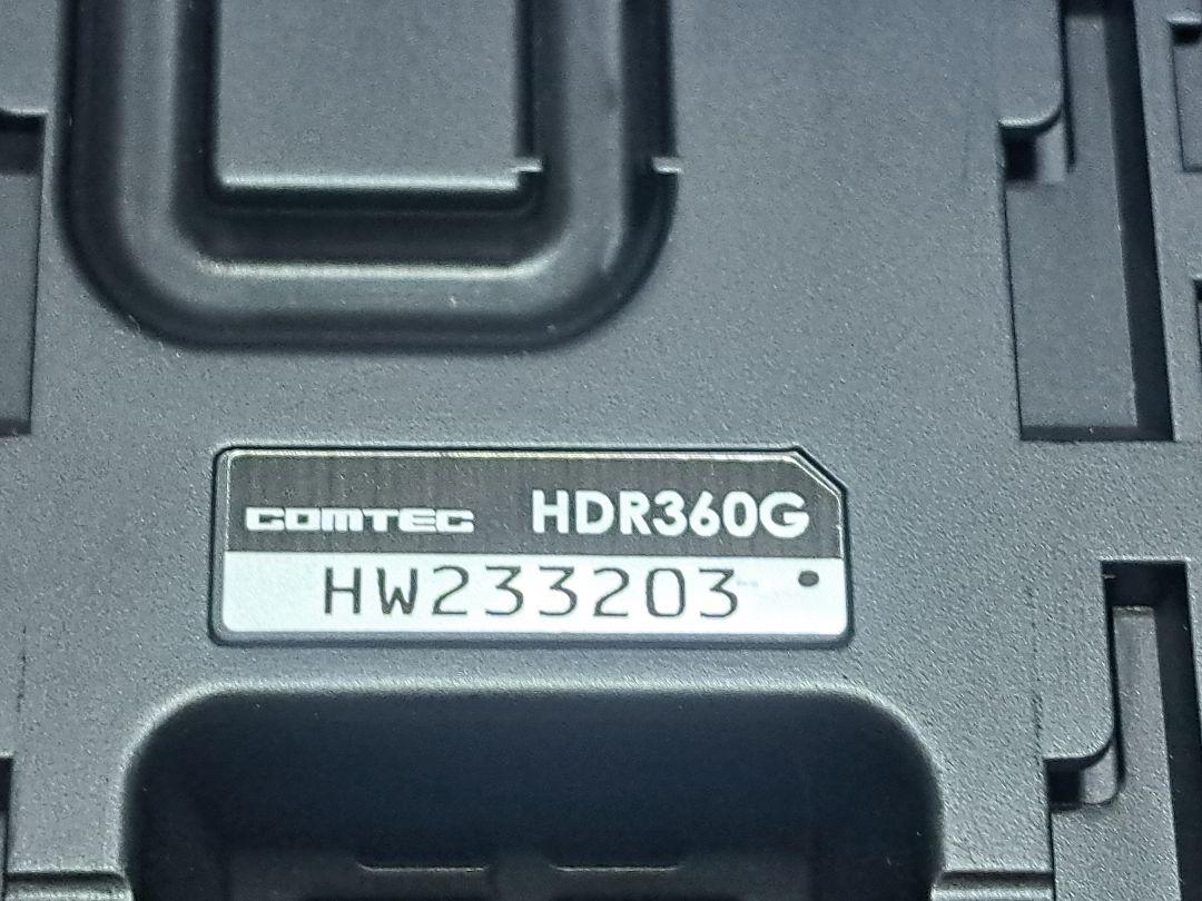 駐車監視★COMTEC 360°方位ドライブレコーダー HDR360G★動作良好