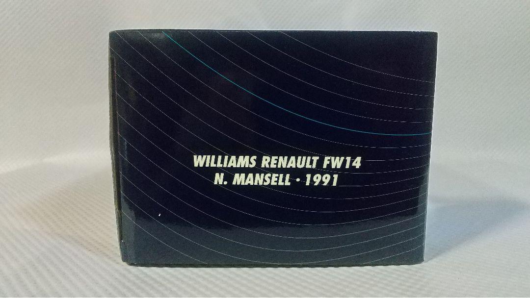 ミニカー WILLAMS RENAULT FW14 MINICHAMPS 1/18