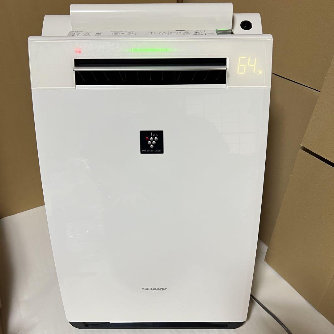 シャープ　加湿空気清浄機　KI-FX55-W  プラズマクラスター25000搭載