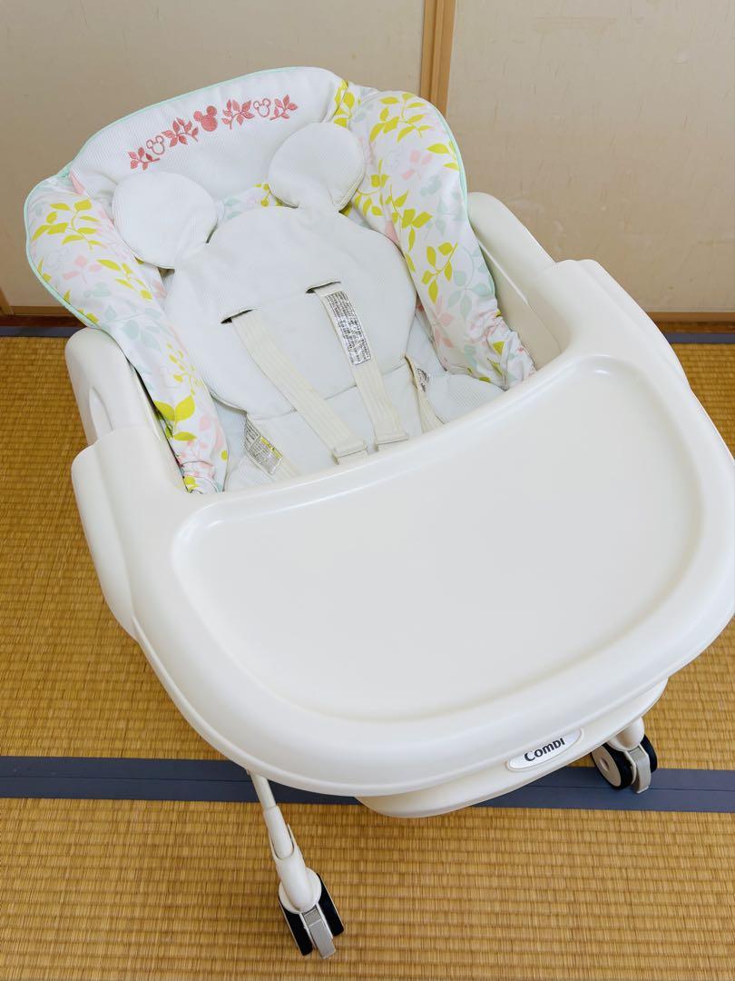 combi コンビ ハイローチェア ベビーステーション ディズニー ミッキー