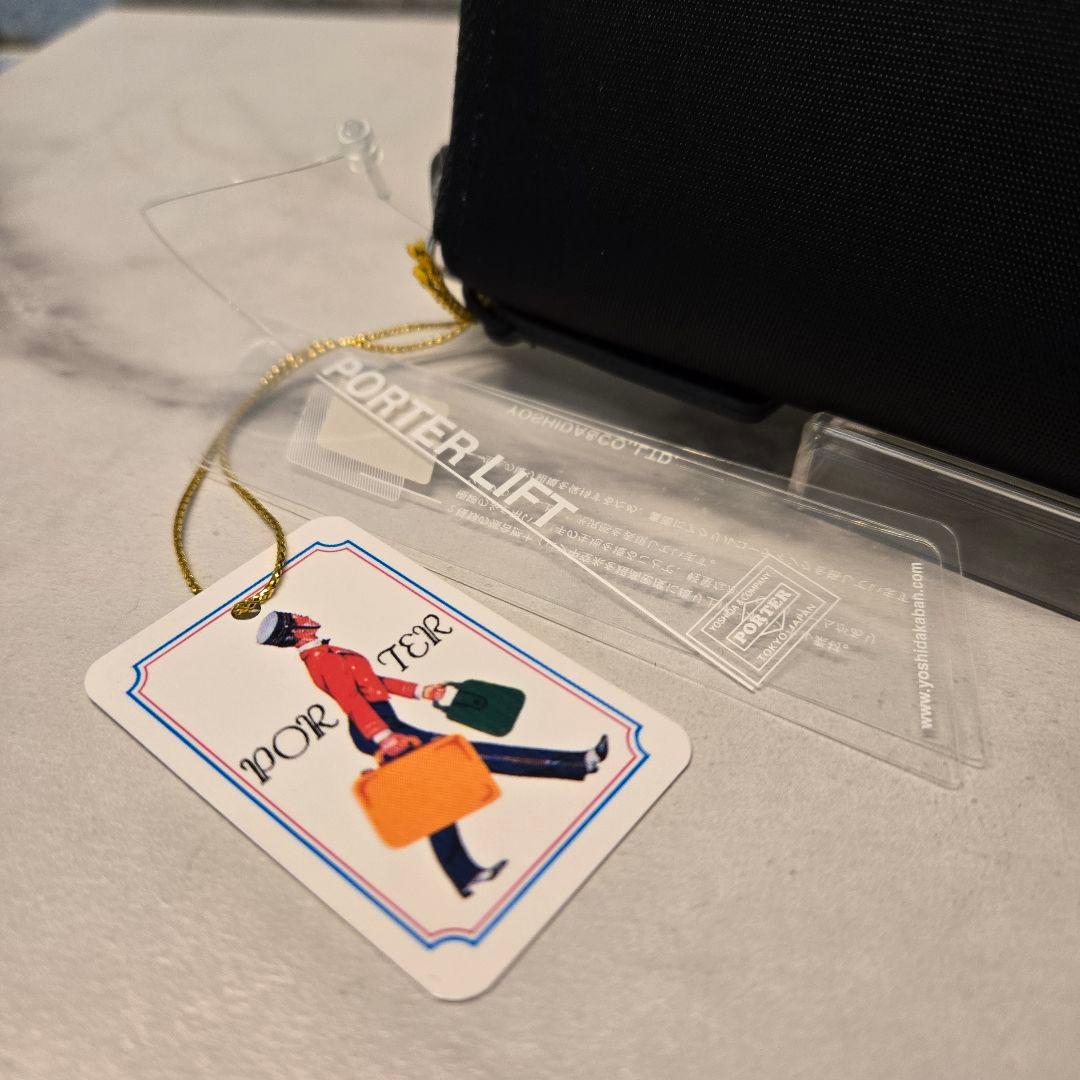 新品 PORTER LIFT WALLET ポーター リフト 財布 ブラック 新品 PORTER LIFT WALLET ポーター リフト 財布 ブラック