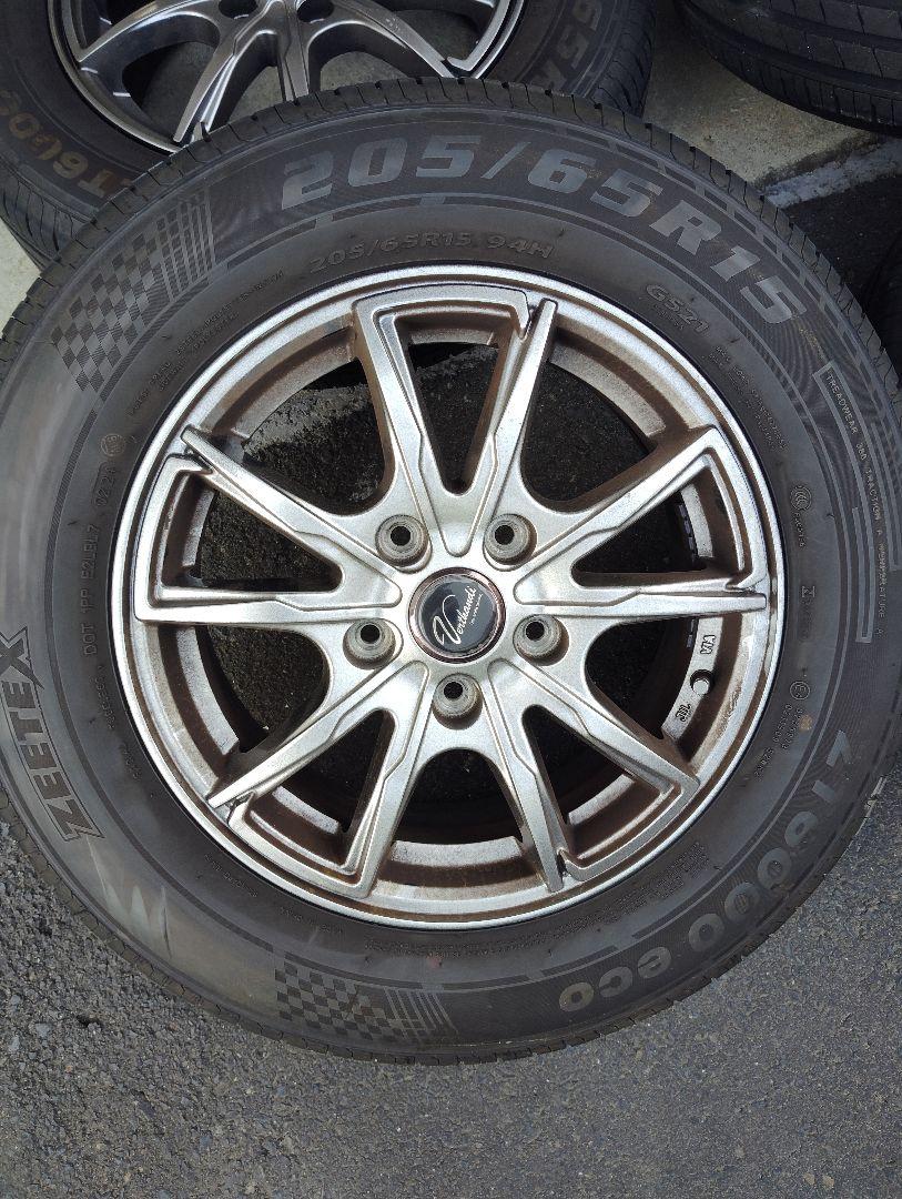 15インチ ホイールセット 205/65R15
