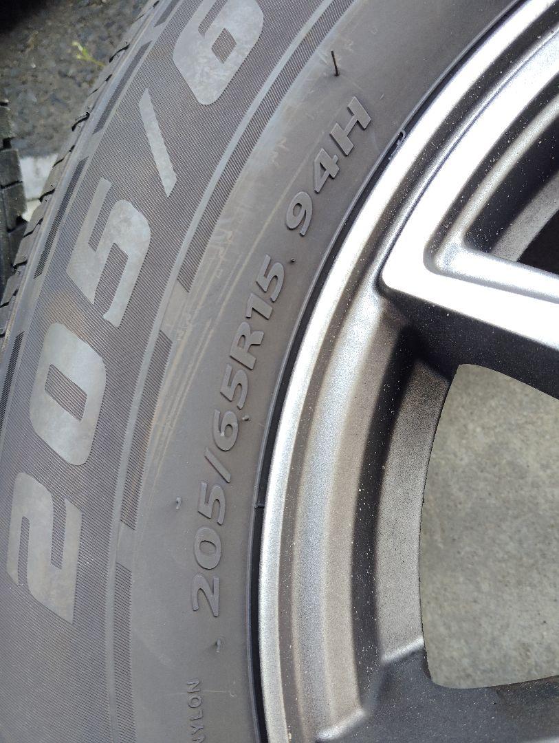 15インチ ホイールセット 205/65R15