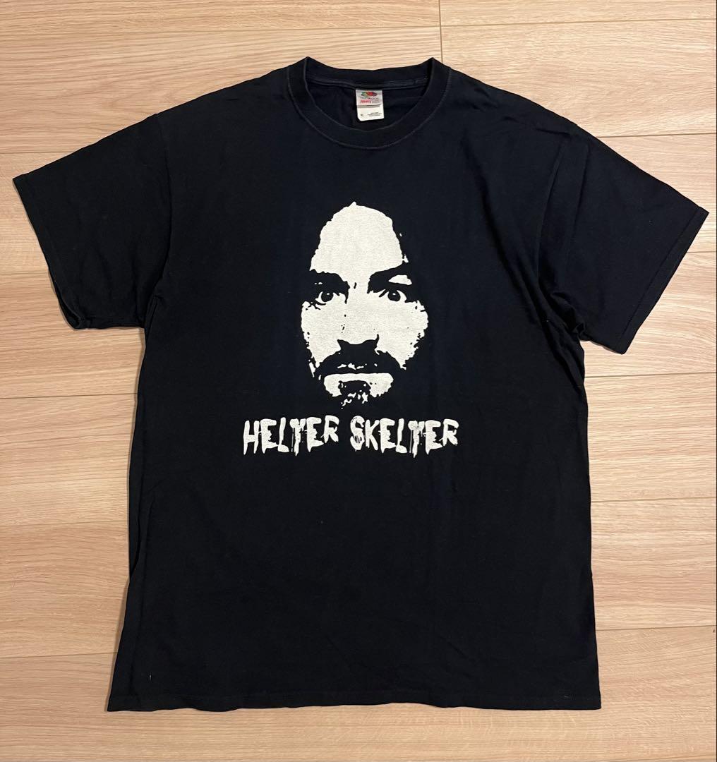 Charles Manson チャールズマンソン 古着 Tシャツ ブラック XL