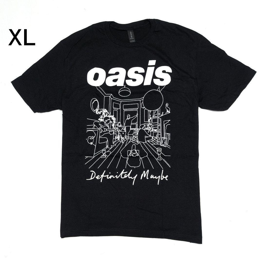 オアシス Tシャツ XLサイズ ブラック オニータ ONEITA バンド T