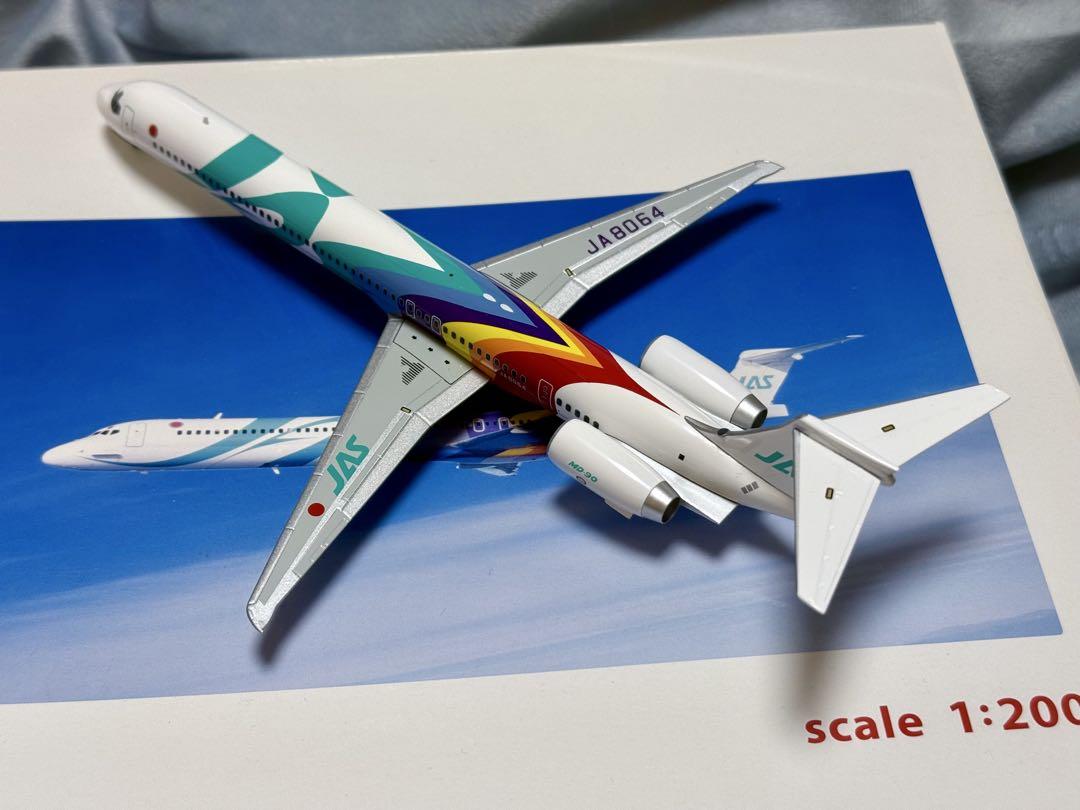 日本エアシステム MD-90 1号機 1/200 JAS 日本航空 JAL