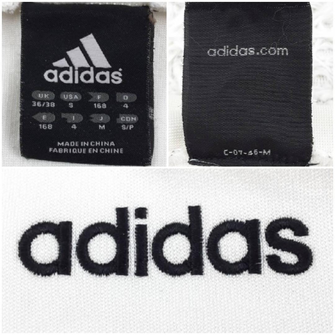 美品◎adidas アディダス トラックジャケット ホワイト ブラック 万国旗