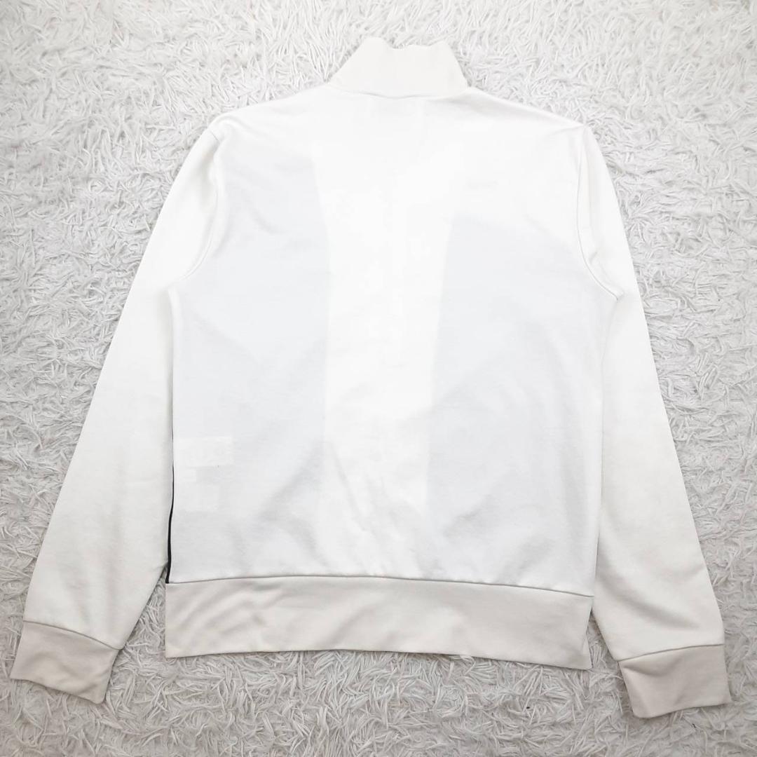 美品◎adidas アディダス トラックジャケット ホワイト ブラック 万国旗