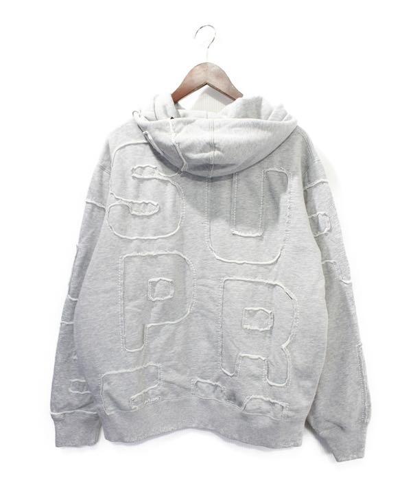 在庫再入荷 Supreme 20SS Cutout letters hooded グレー kY9CP-m58426745317 爆買い限定SALE
