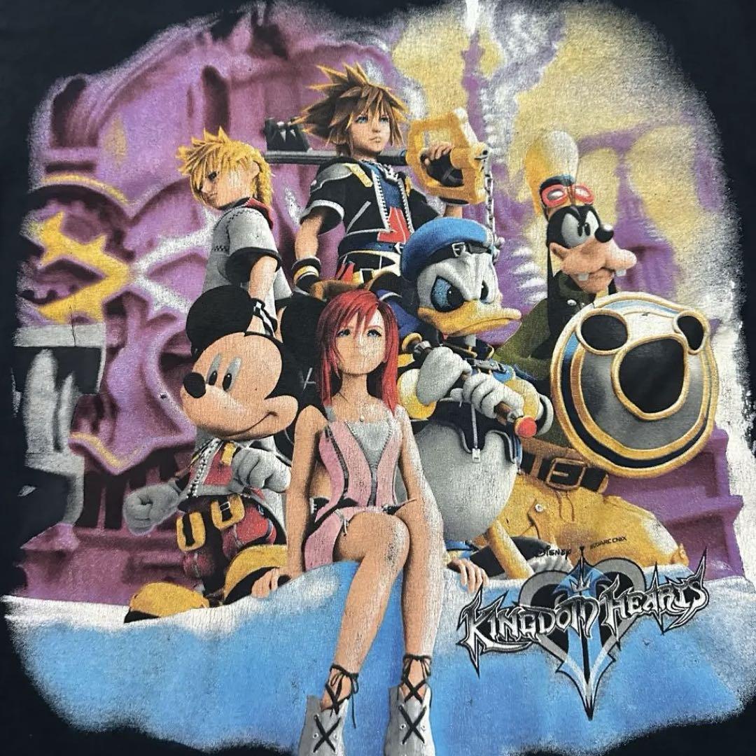 スペシャル特典 レア00s KINGDOM HEARTS キングダムハーツ Tシャツ Mサイズ Tシャツ・アパレル