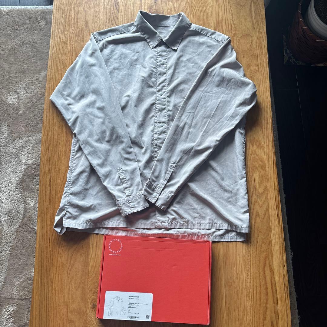山と道 Bamboo Shirt Silver Cloud LサイズL 山と道