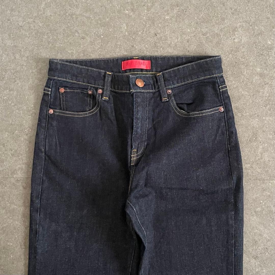 レッドカードトーキョー　デニムパンツ　ブーツカット　日本製　紺色　24インチ