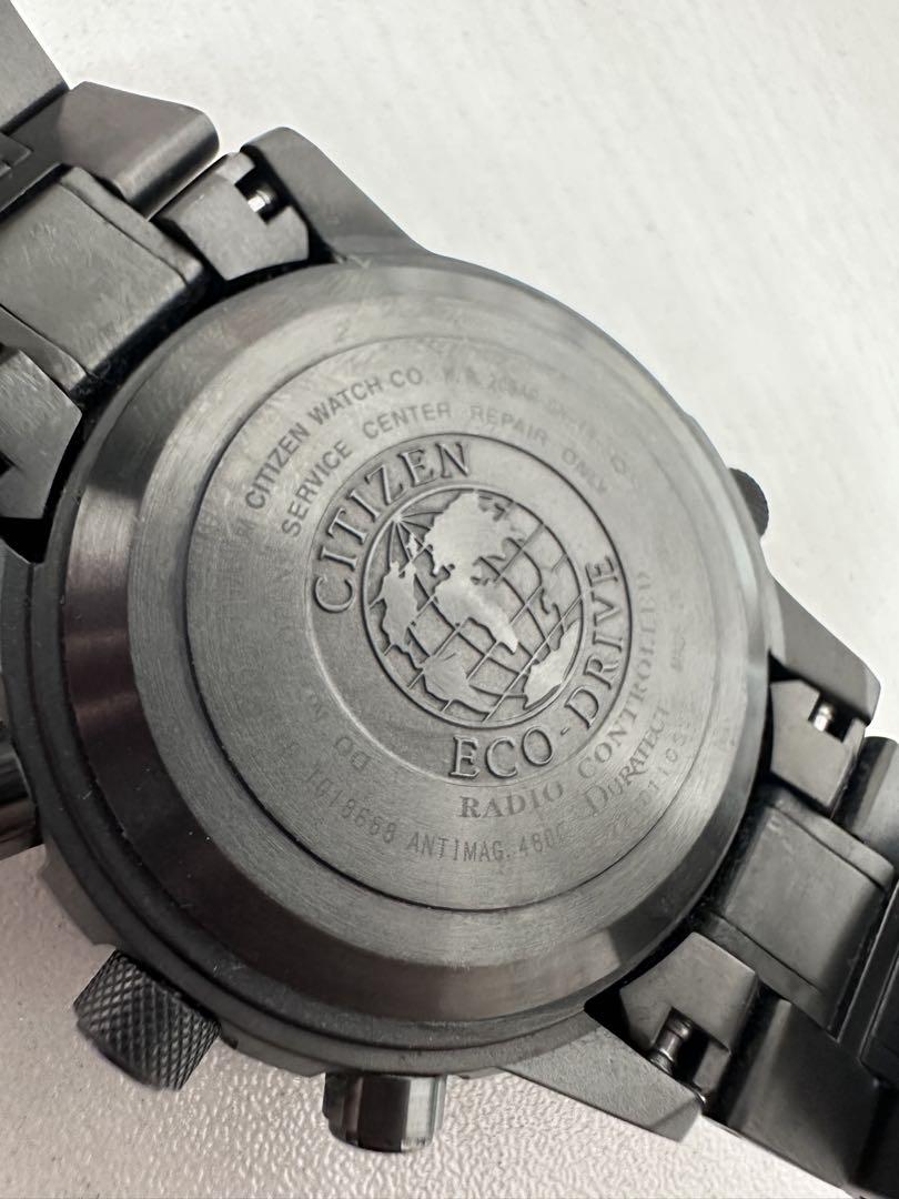 CITIZEN シチズン プロマスター 電波ソーラー ブラックチタン スカイDF