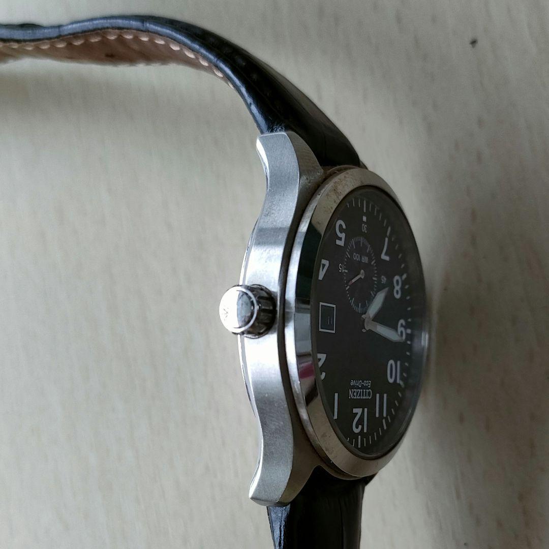CITIZEN メンズソーラー エコドライブB690-S066387 稼働品 人気の