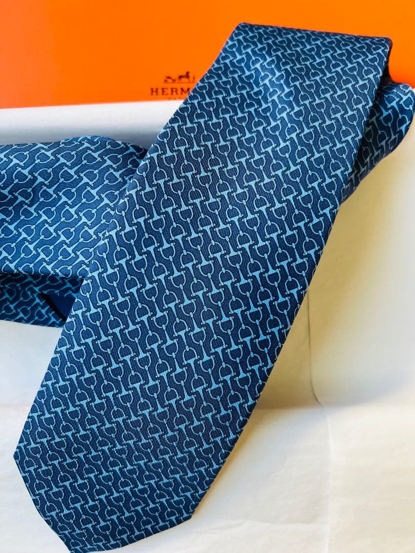 HERMES シルク ネクタイ