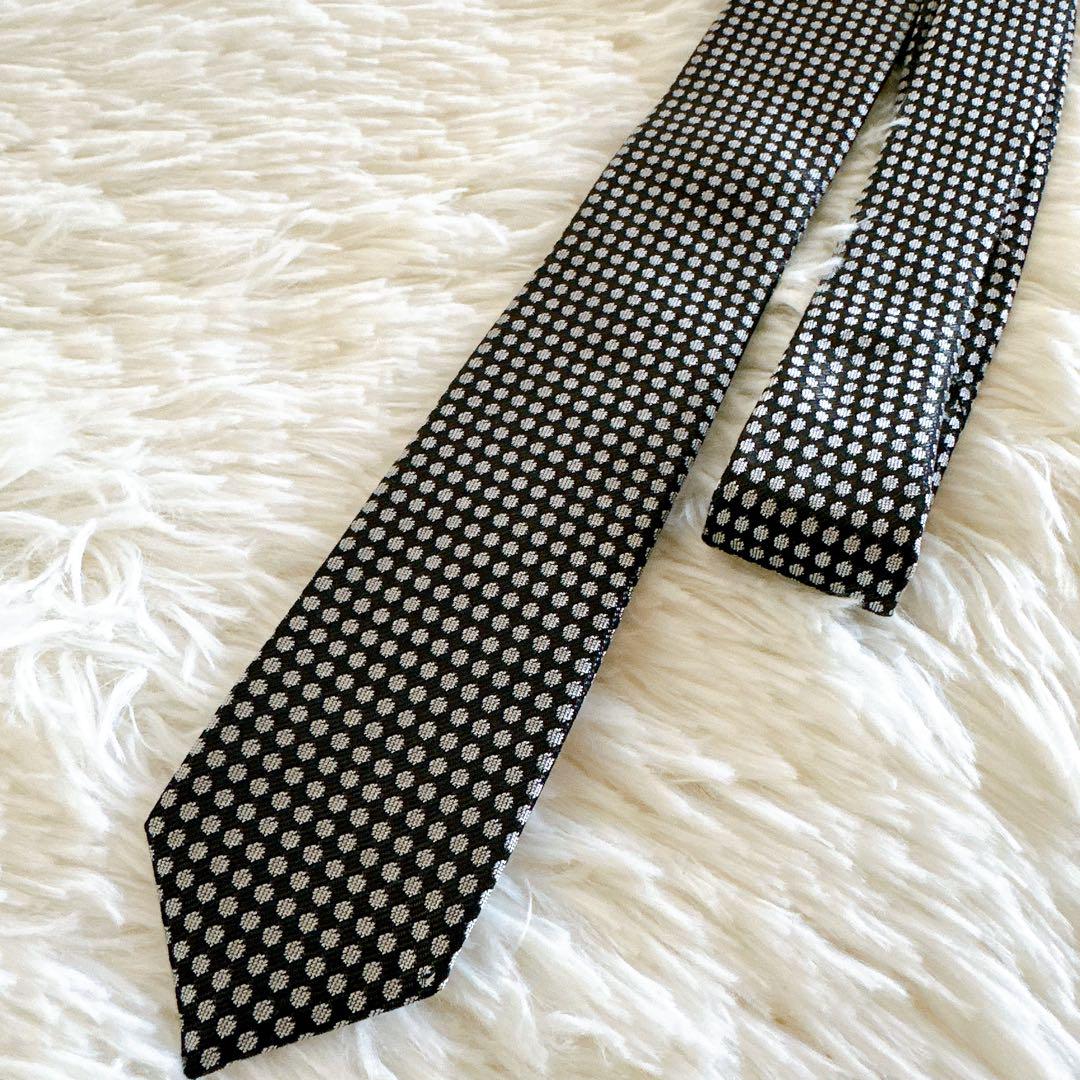 HELMUT LANG ネクタイ 極美品 Helmut Lang ヘルムートラング シルク ネクタイ 細み