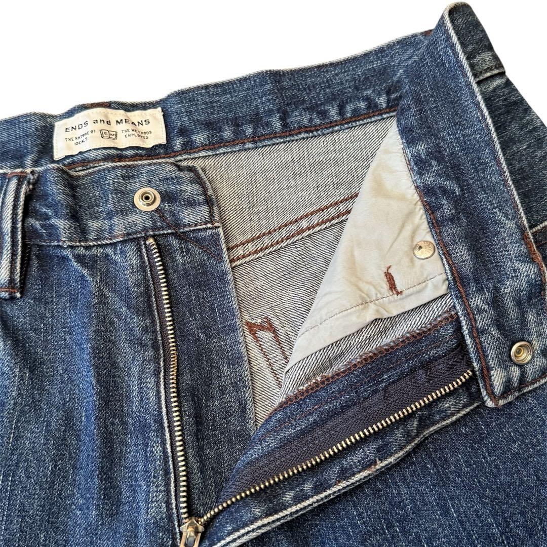 ENDS AND MEANS 5Pockets washed デニム パンツ M
