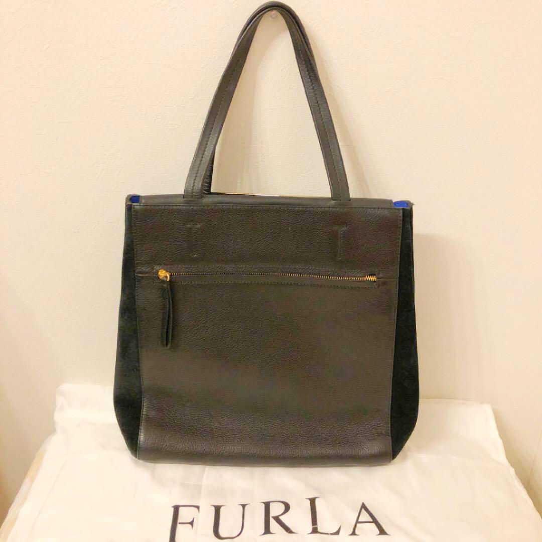 美品✨ フルラ FURLA トートバッグ バイカラー - メルカリ