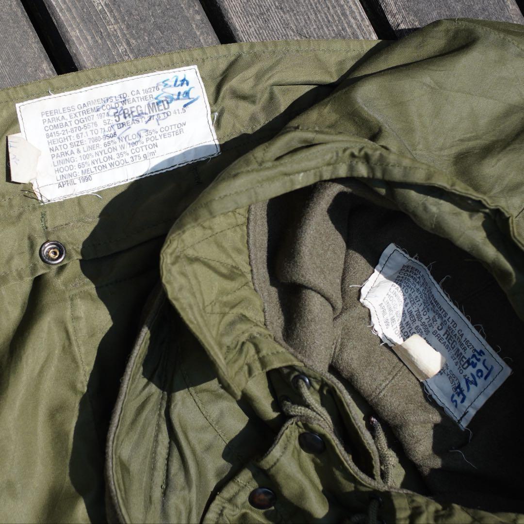ジャケット・アウター Canadian army cold weather parka