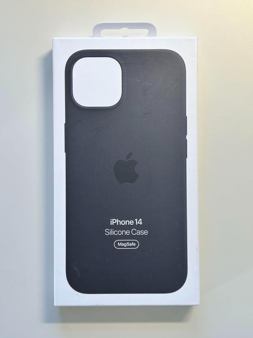【新品】純正 iPhone 14 シリコンケース・ミッドナイト①