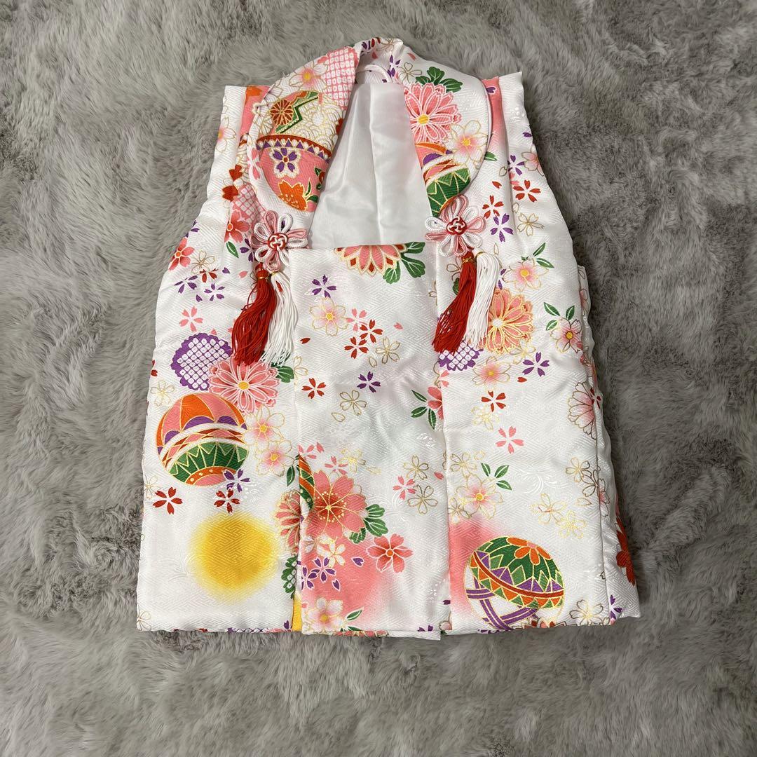 3歳　七五三　女の子　着物　被布セット　ひな祭り　晴れ着