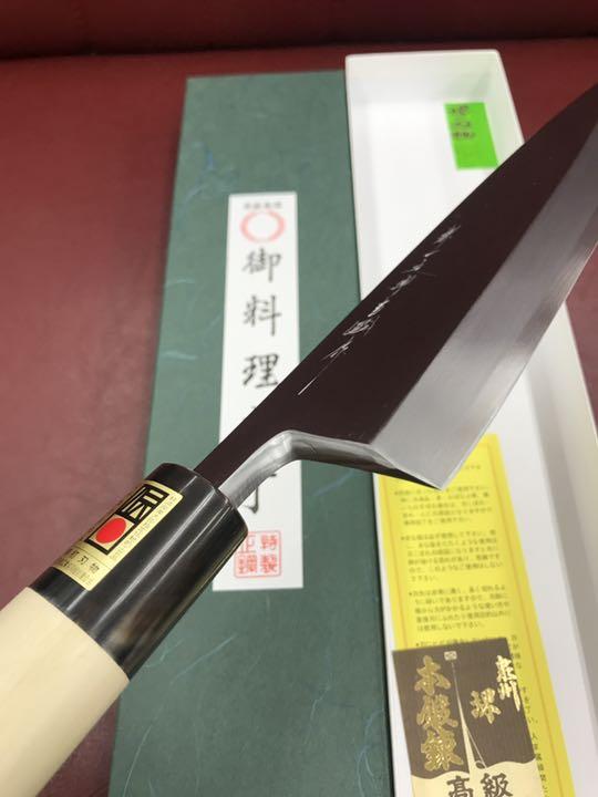 びやすいで▬ 送料無料 出刃包丁210mm 伝産シール付 ExY6c-m58440560023 堺打刃物白二鋼はがね鍛造 インテリア