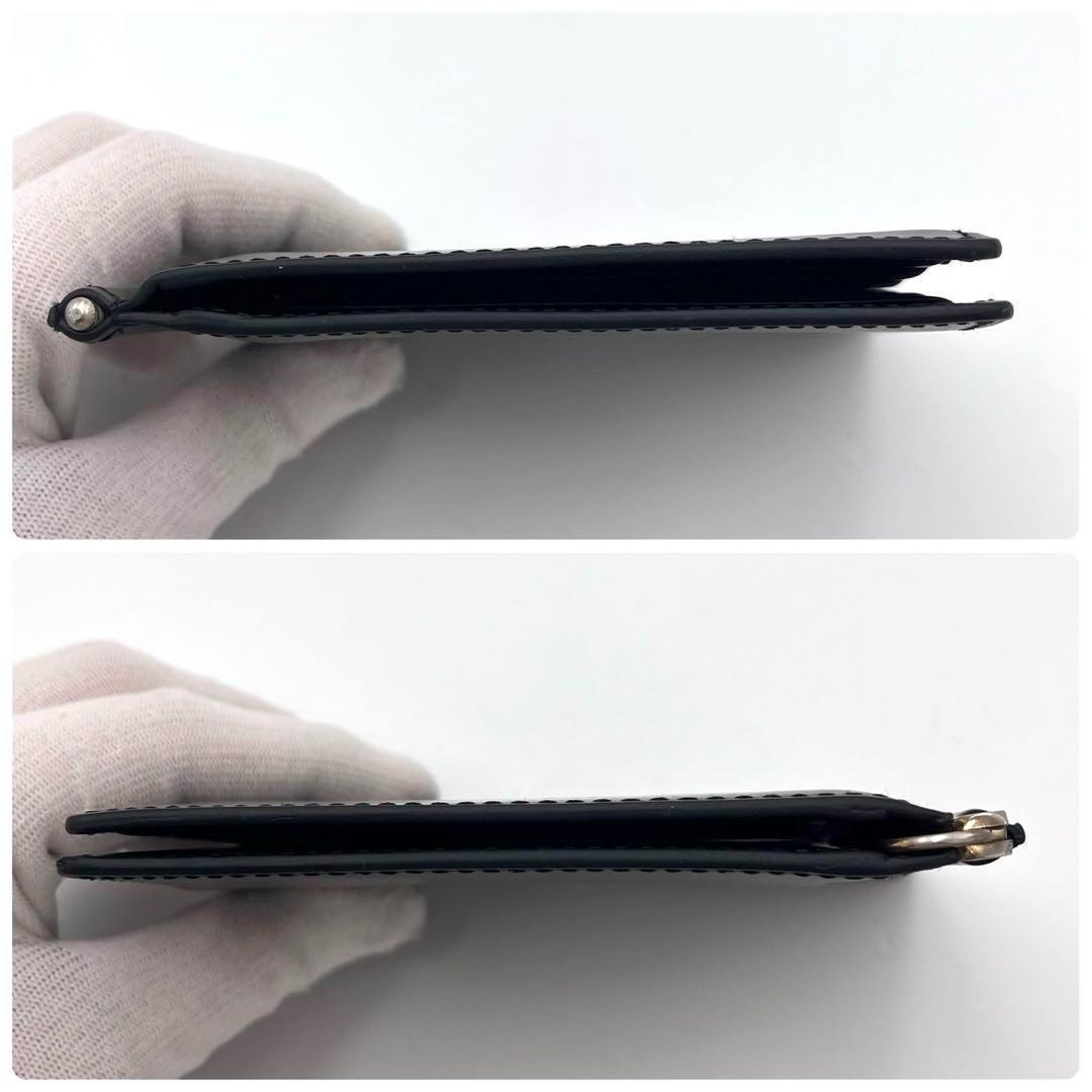 希少 極美品 ポーター ビルコードバン マネークリップ 二つ折り財布 黒 レザー 希少 極美品 ポーター ビルコードバン マネークリップ 札入れ