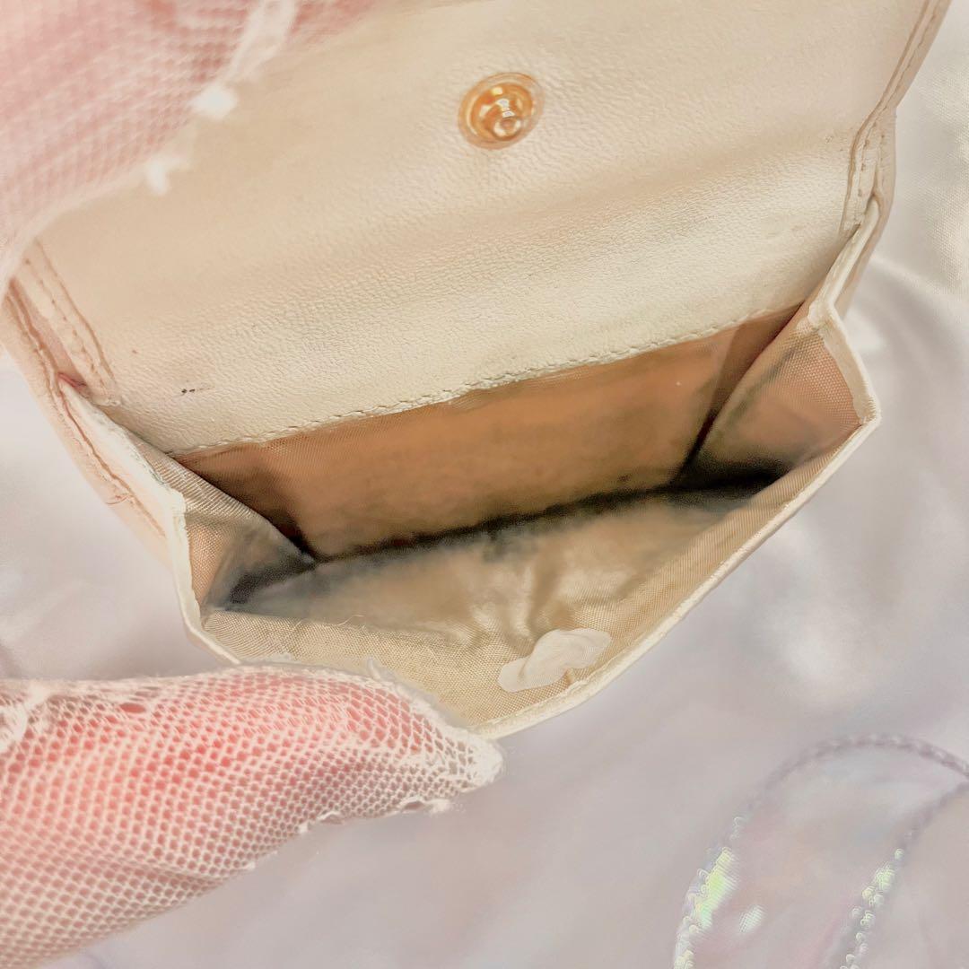 miu miu ミュウミュウ マテラッセ 三つ折り財布 アイボリー