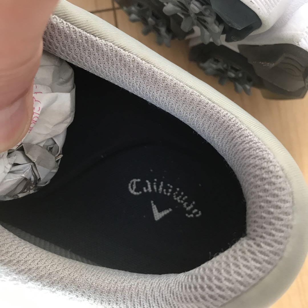 CALLAWAY ゴルフ シューズ 靴 25cm ダイヤルクロージャー
