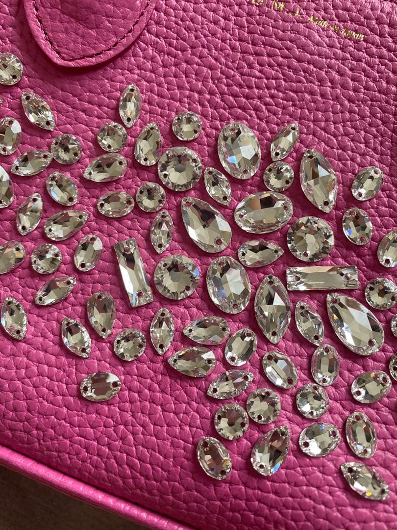 ★極美品★ADMJスワロフスキーミニトートパック