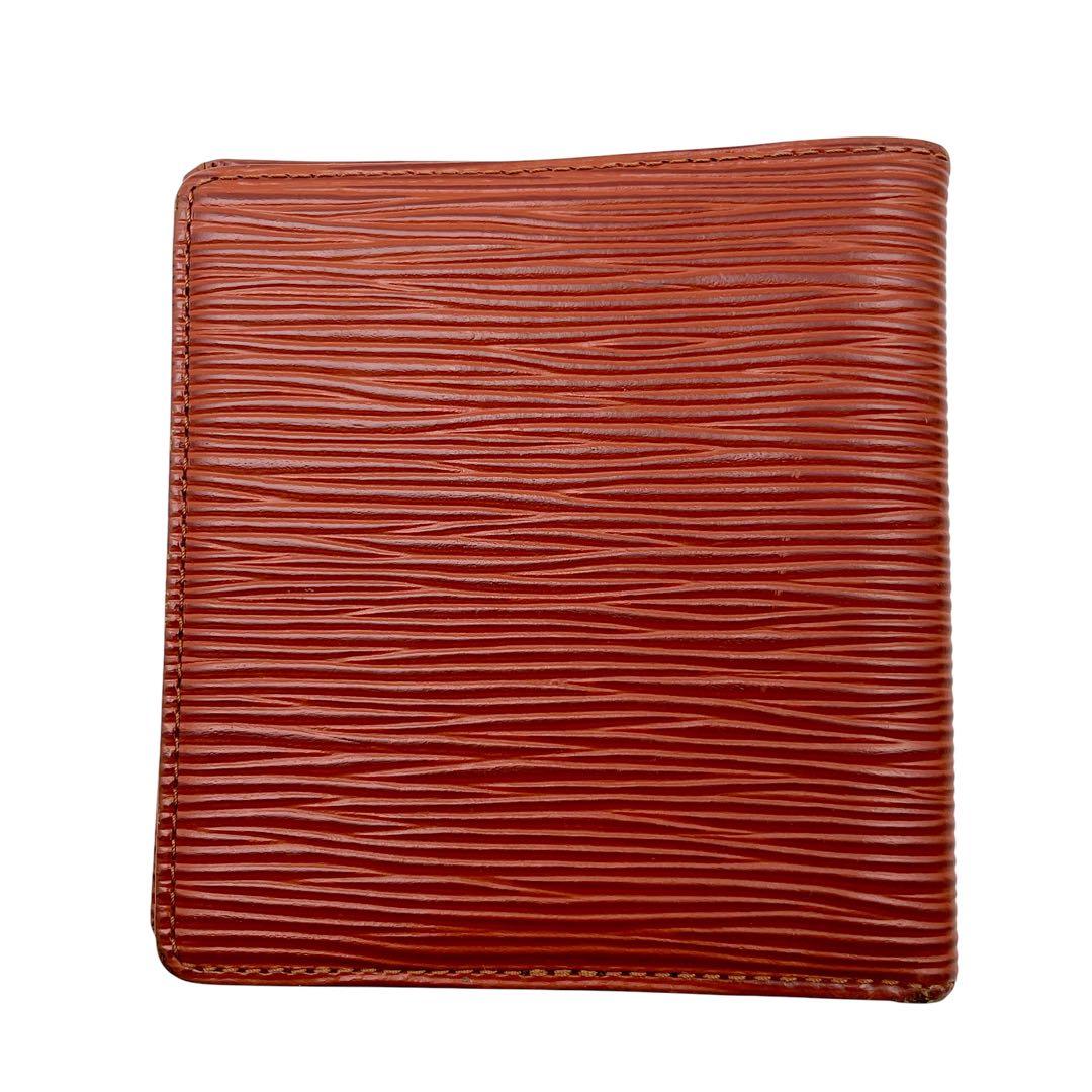 【外側美品】LOUIS VUITTON ルイヴィトン　折り財布　エピ　ブラウン