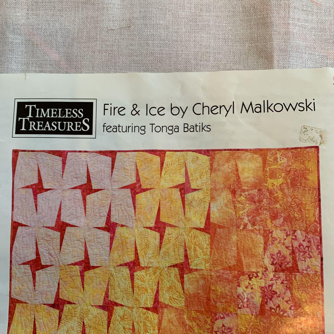 未使用TIMELESS TREASURES FIRE QUILT KIT JxCcF-m58445756567 豊富な低価