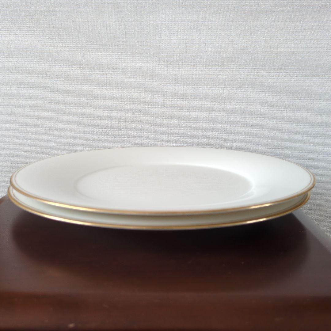 ノリタケ コンテンポラリー　20cm プレート　6枚組　金縁 新品未使用】ノリタケ Contemporaryシリーズ 金縁プレート皿2枚