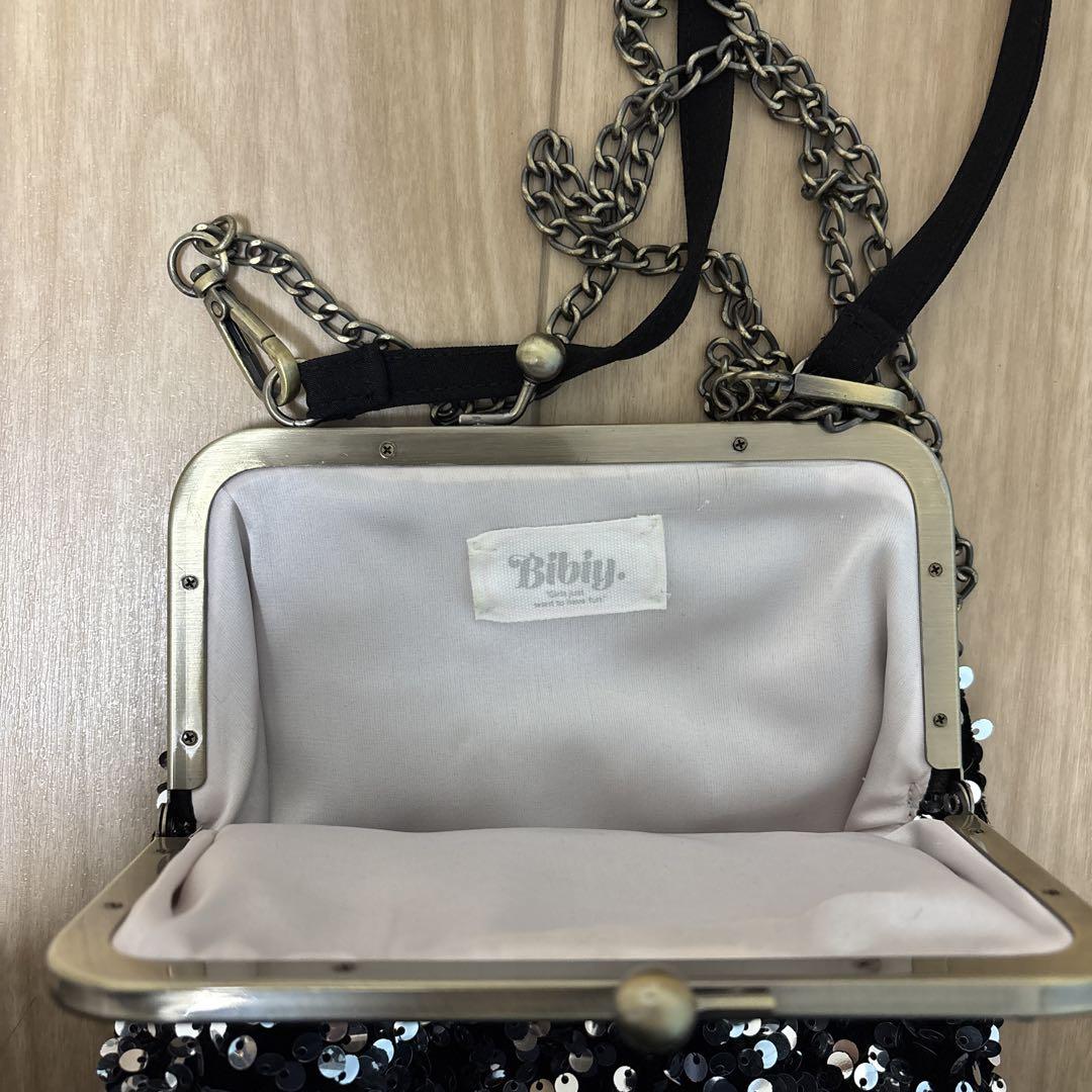 bibiy odette glitter bag オデットグリッターバッグ Bibiy. ODETTE GLITTER BAG グリッター ショルダーバッグ - メルカリ