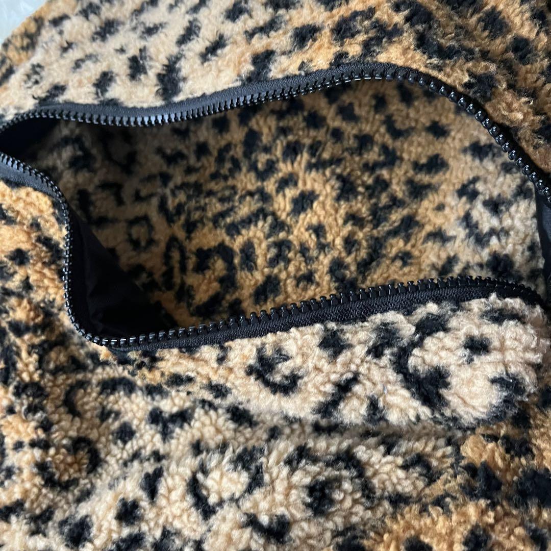 美品✨【supreme】17AW Leopard Fleece Backpack
