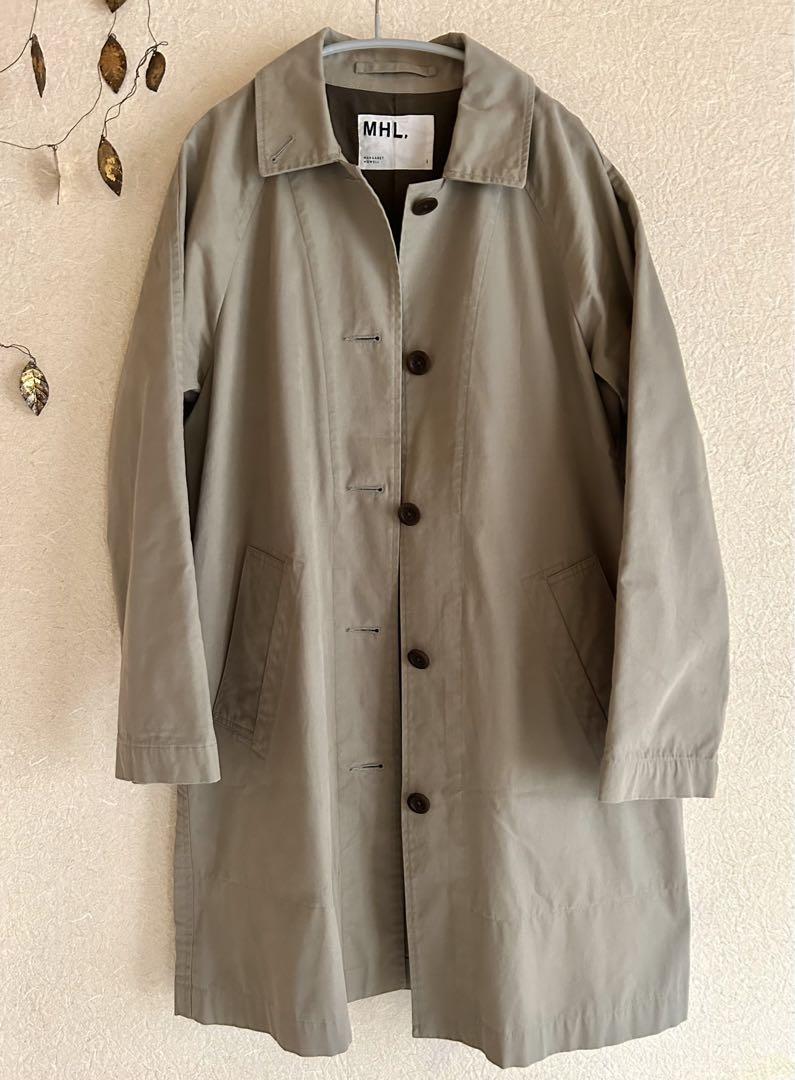 期間限定価格＊MHL. ステンカラーコート　ラグランスリーブ　カーキ