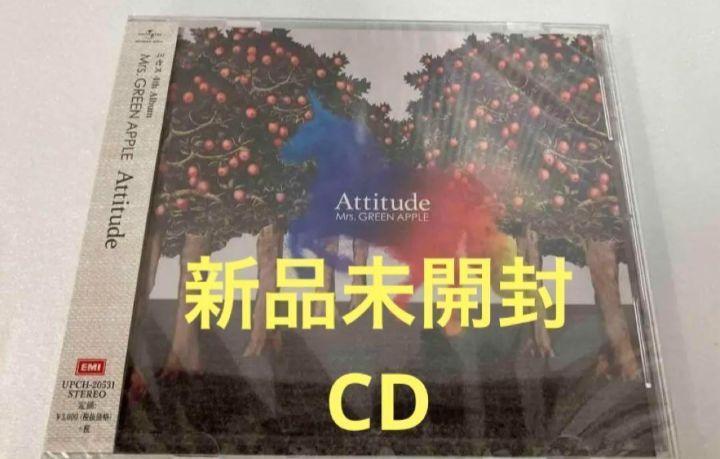 新品未開封 Mrs.GREEN APPLE 初回限定盤 Attitude 正規品】Mrs. GREEN APPLE Attitude 初回限定盤 - メルカリ